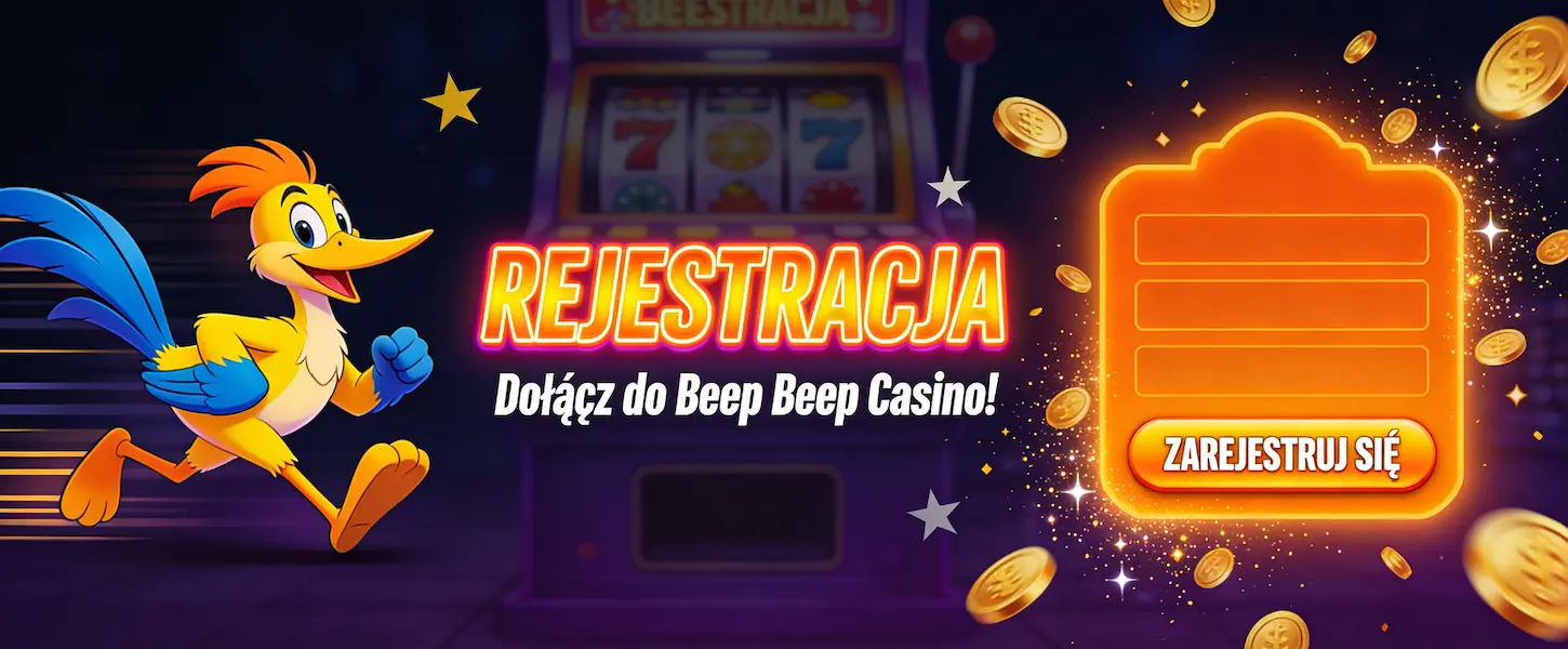 Rejestracja w Beep Beep Casino – załóż konto i odbierz bonus powitalny w polskim kasynie online.